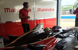 Bruno Senna nos testes da Fórmula E (Foto: Divulgação)