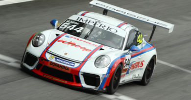 Marçal Müller e Vitor Baptista vencem na abertura da Porsche Império Carrera Cup. Marçal Müller e Vitor Baptista vencem na abertura da Porsche Império Carrera Cup.
