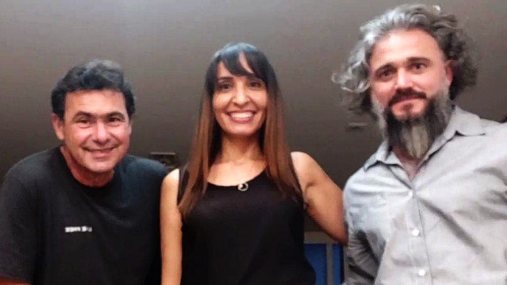 da esquerda para a direta: Marcos Galassi, Juliana Martins e Wellington Lopes - crédito: arquivo pessoal Juliana Martins