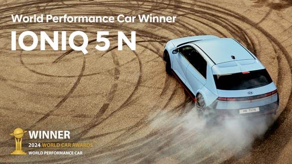 Hyundai IONIQ 5 N é eleito  “World Performance Car” de 2024.